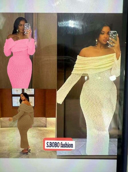 Robe moulante glamour