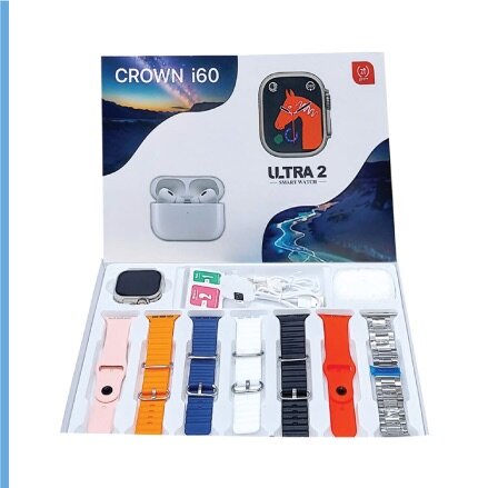 Crown i60 Smart watch with AirPod