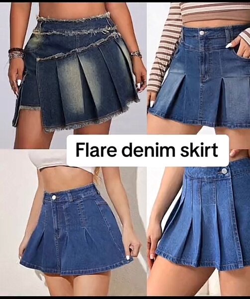Dénim skirt