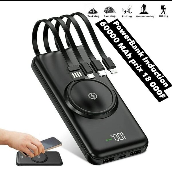 Batterie Externe 60000mAh Induction