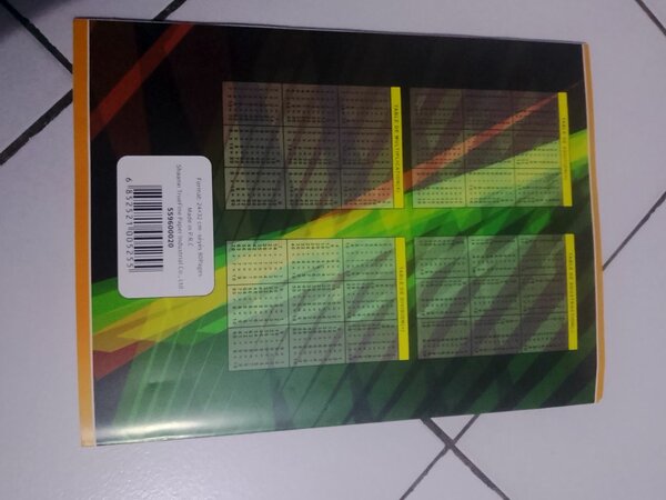 Cahier quadrillé 96 pages