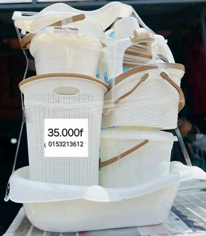 Set de Paniers en Plastique