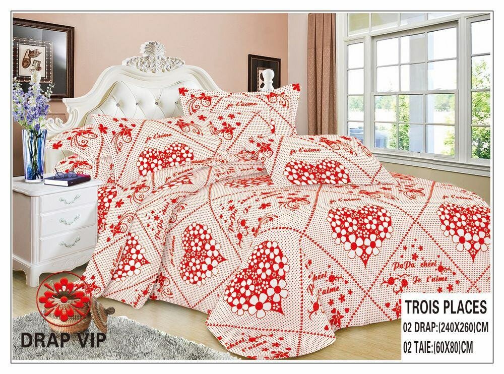 Parure de lit romantique