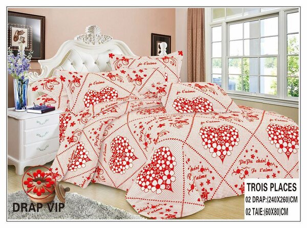 Parure de lit romantique