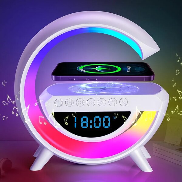 LED wireless charging speaker