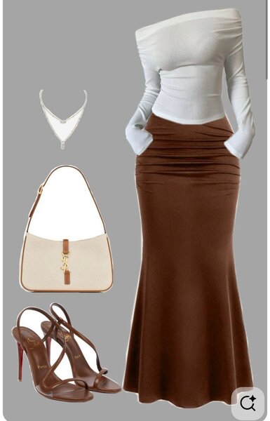 Robe asymétrique élégante