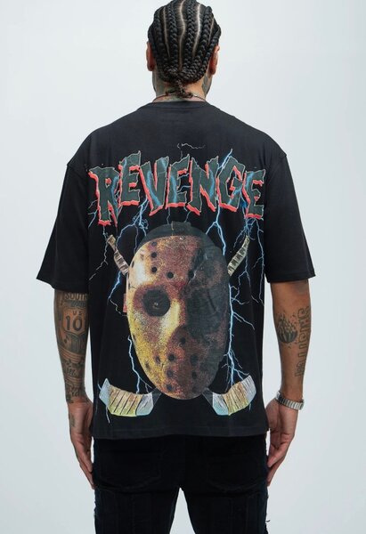 Revenge Hockey Short Sleeve Tee - Black