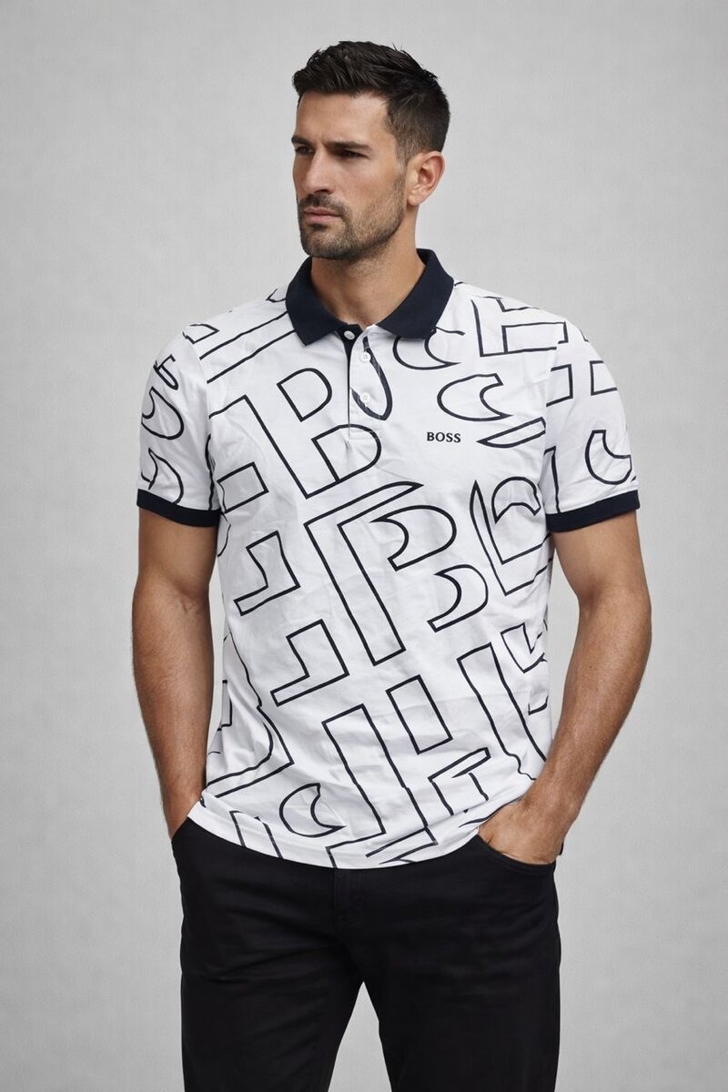 Polo homme luxe Boss et Louis Vuitton