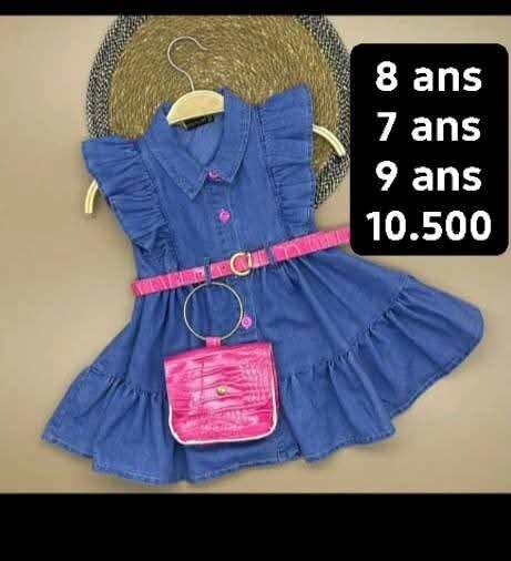 Robe en jean fille élégante