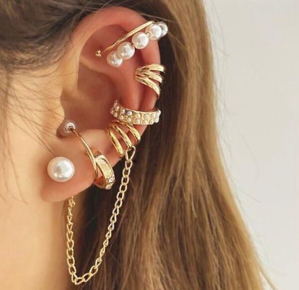 7 Boucle sans trou OR&ARGENTÉ