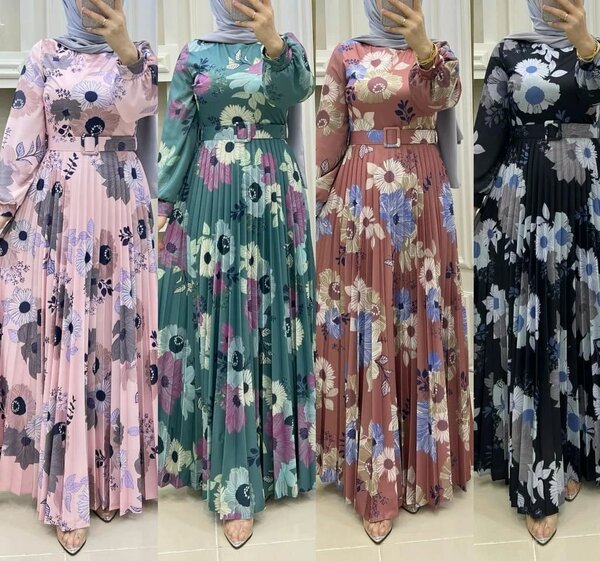 Robe longue fleurie élégante