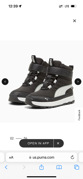 Puma зимние ботинки