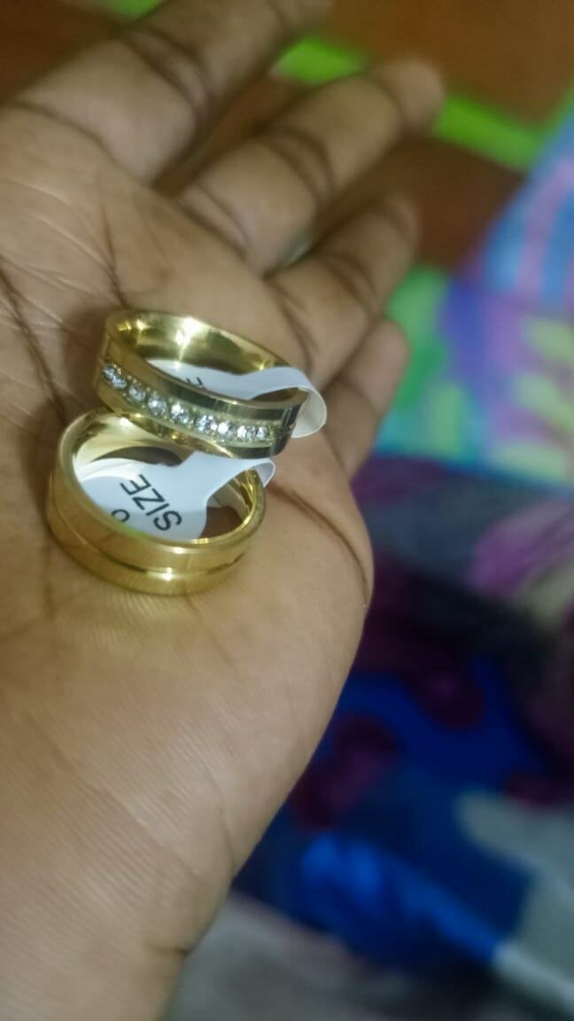 Alliances en or élégant