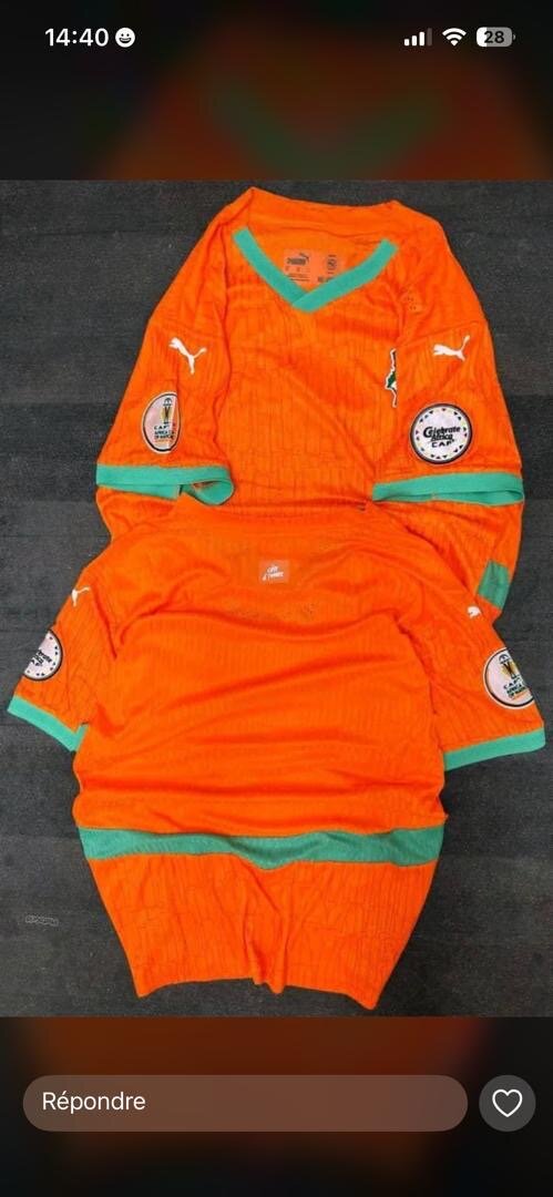 Maillot de Football Côte d'Ivoire