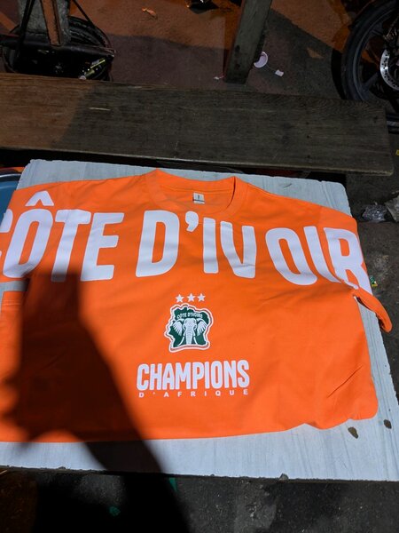 T-shirt Côte d'Ivoire Champions