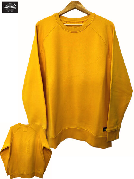 Sweat-shirt jaune unisexe