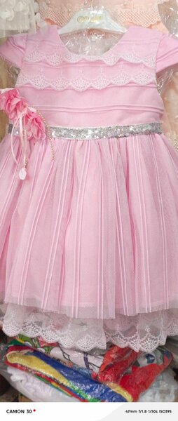 Robe rose fille élégante