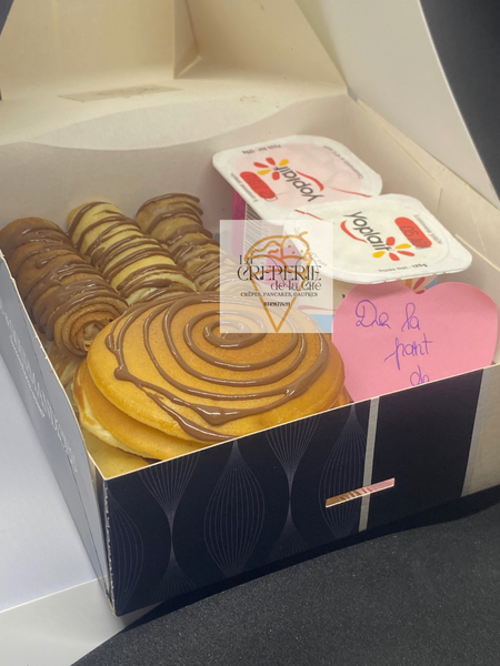 Box de crêpes sucrée