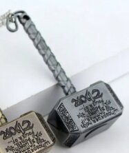 Best Quality hammer Necklace Pendant Locket with Chain For Men and boy