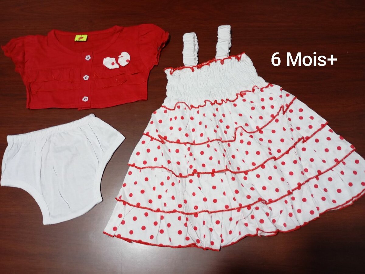 Robe Bébé Ensemble 3 Pcs