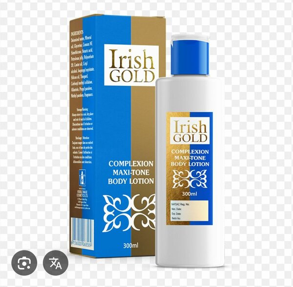 irish Gold bleu lotion