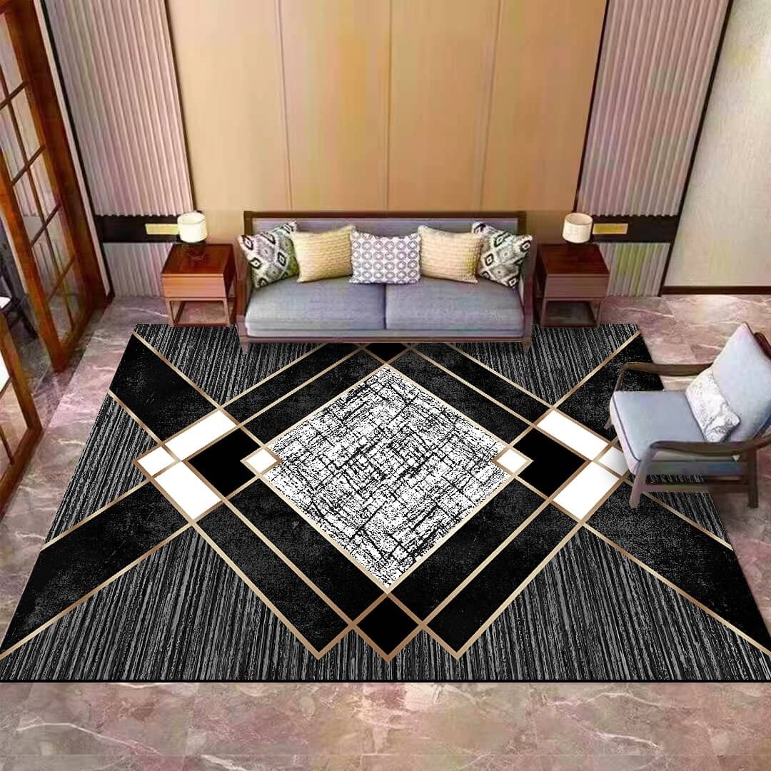 Tapis géométrique moderne