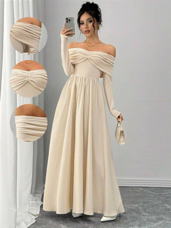 Robe élégante à volants