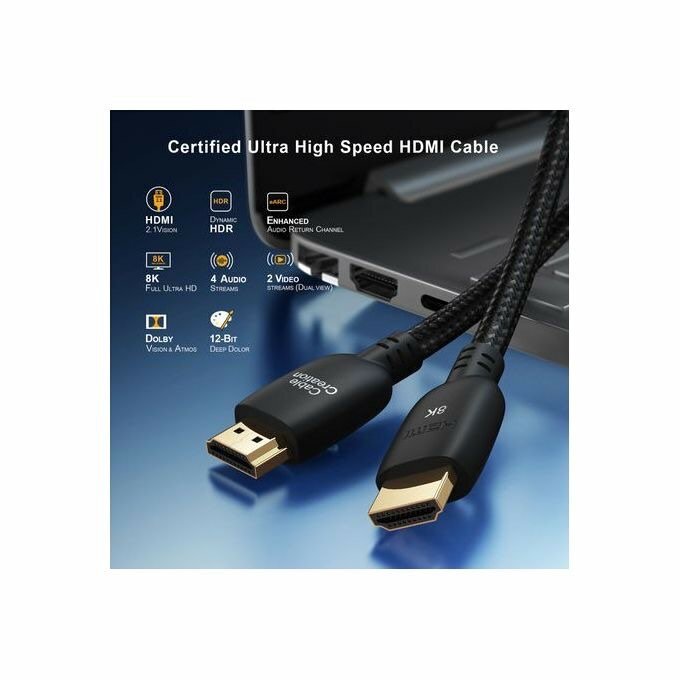 8K Certified Ultra High Speed Hdmi Cable