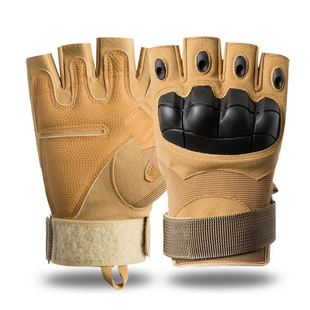 Gants Tactiques Demi-Doigts Renforcés
