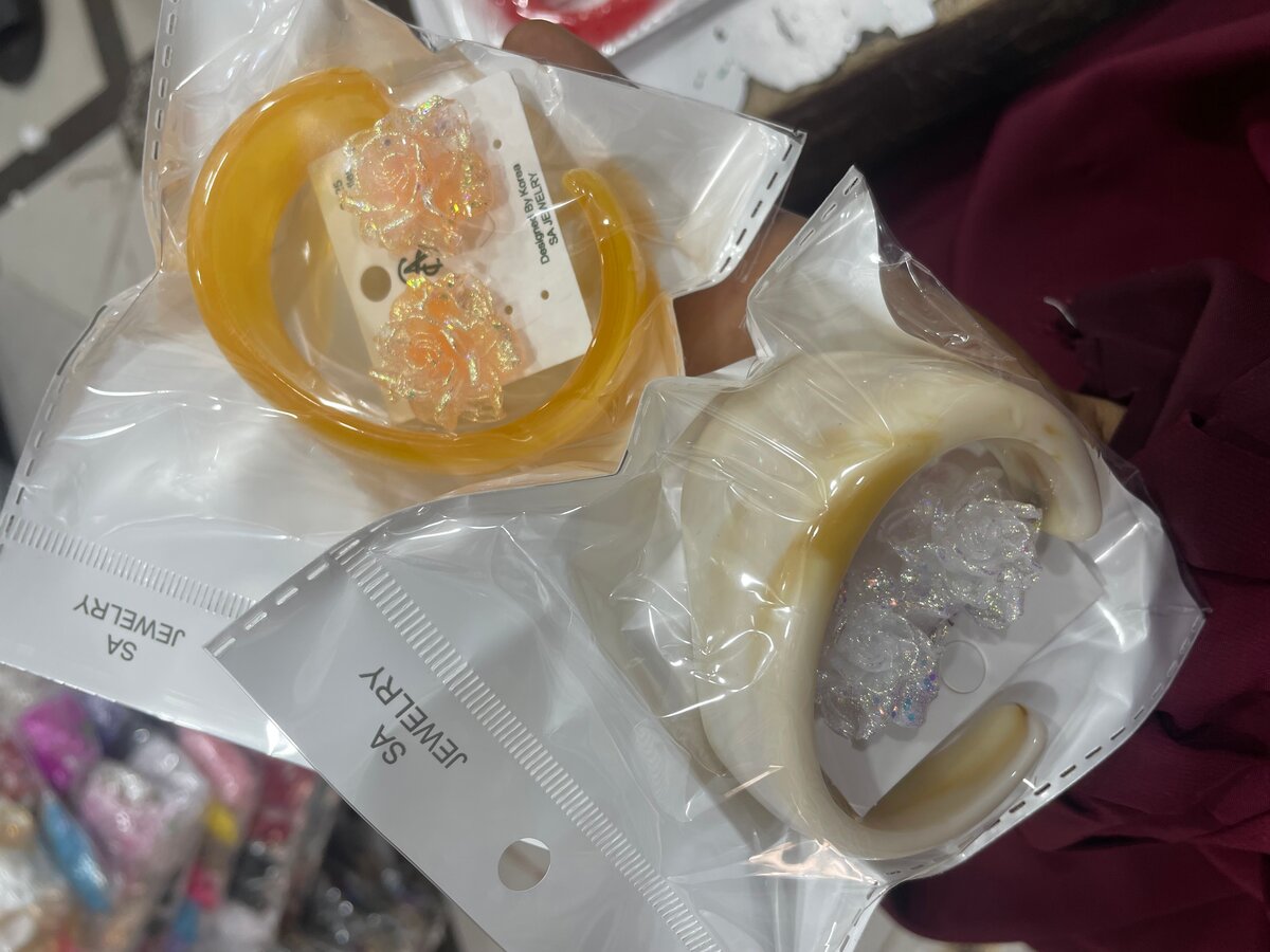 Colorful Chunky Bracelets Set