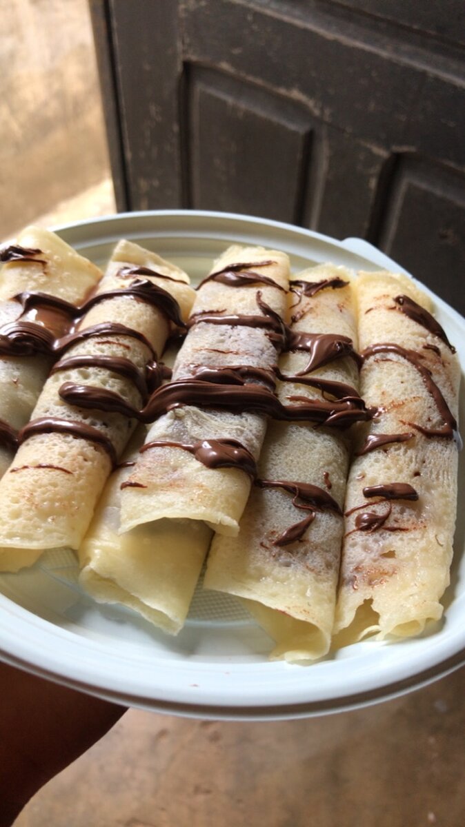 Crêpes au chocolat