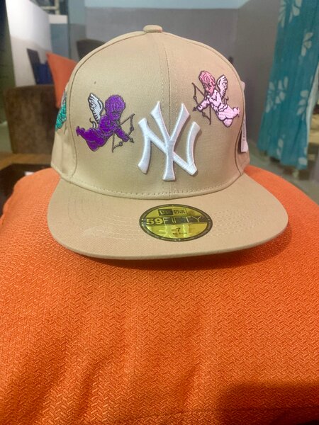 Casquette beige chic