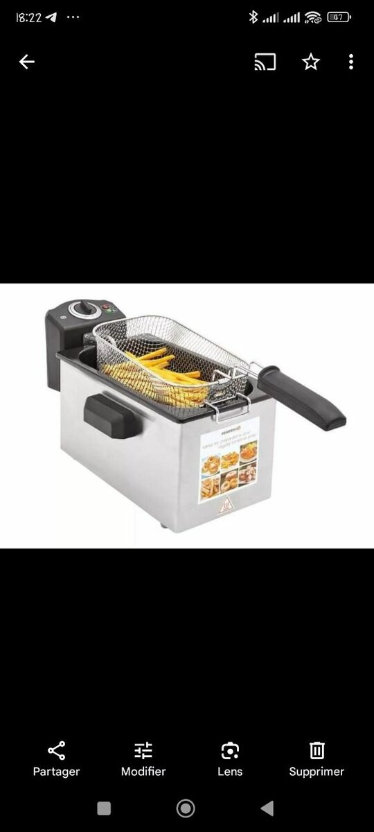 Friteuse électrique Semi-pro