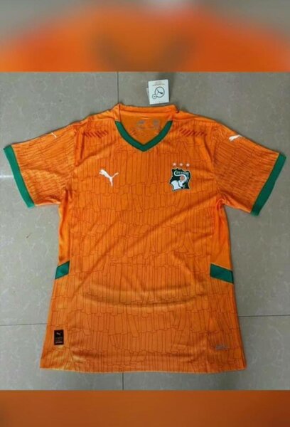 Maillot de football orange