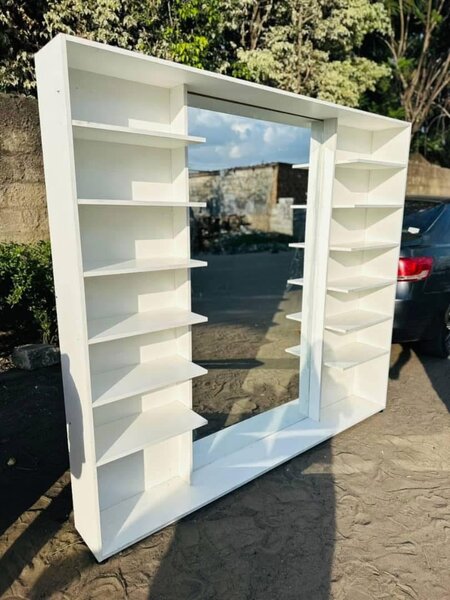 Shoe rag,dressing mirror and Tv design