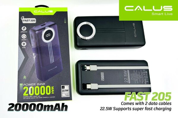 Fast Charging Power Bank 20000mAh