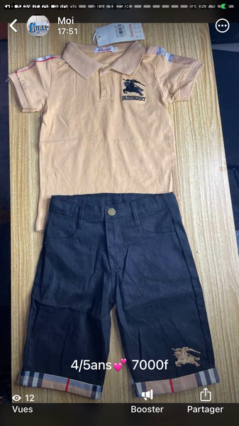 Vêtements  de garçon