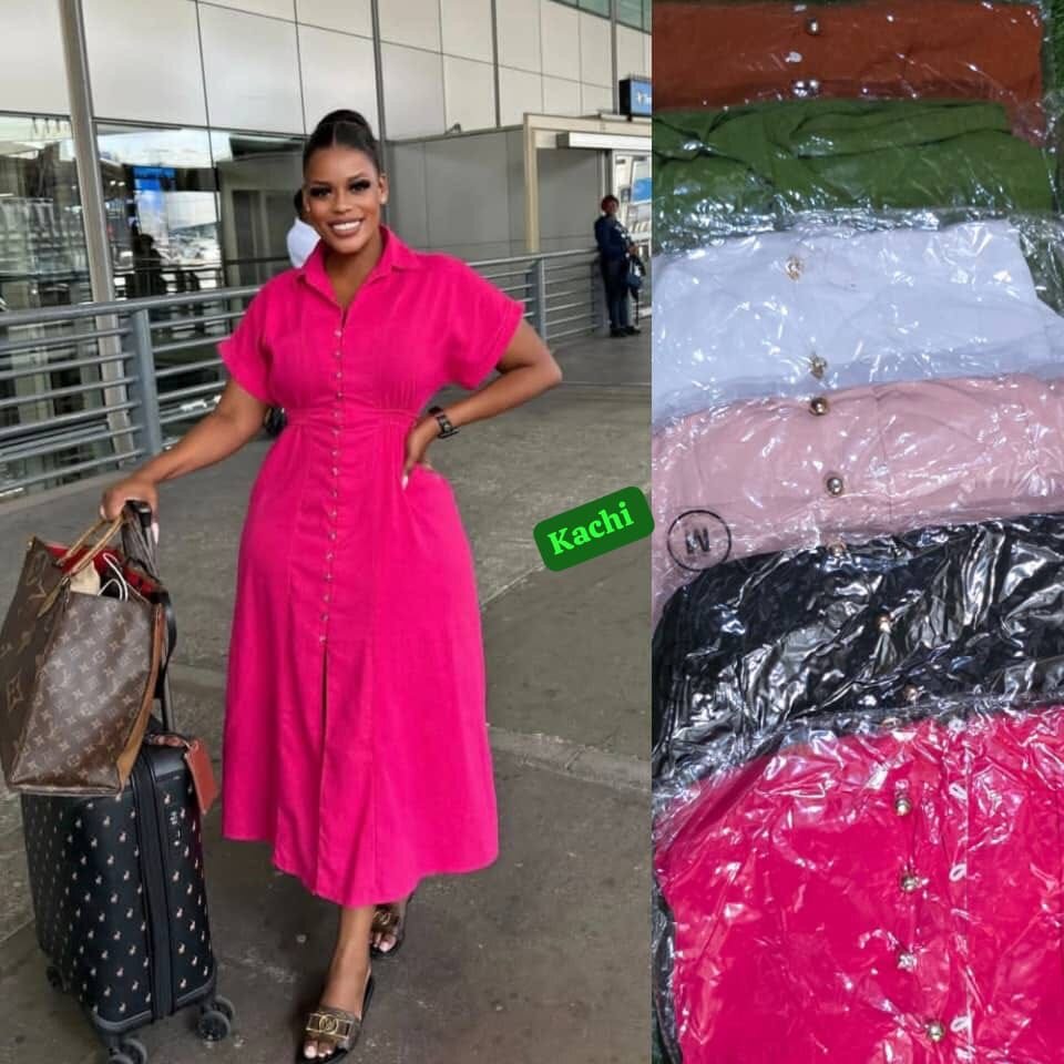 Robe chemise élégante Kachi