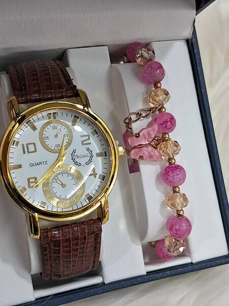 Ensemble de montre femme et bracelet