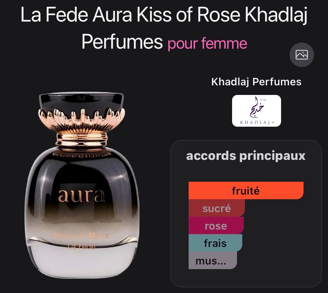 Aura Kiss of Rose - Parfum pour femme