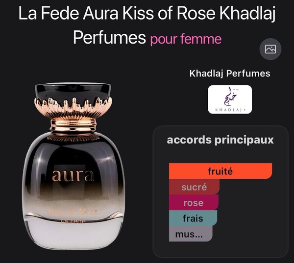 Aura Kiss of Rose - Parfum pour femme