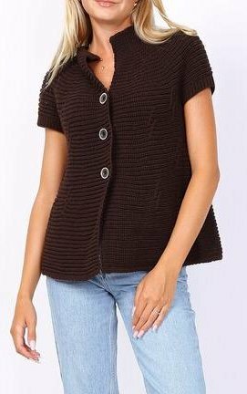 Cardigan en laine à boutons