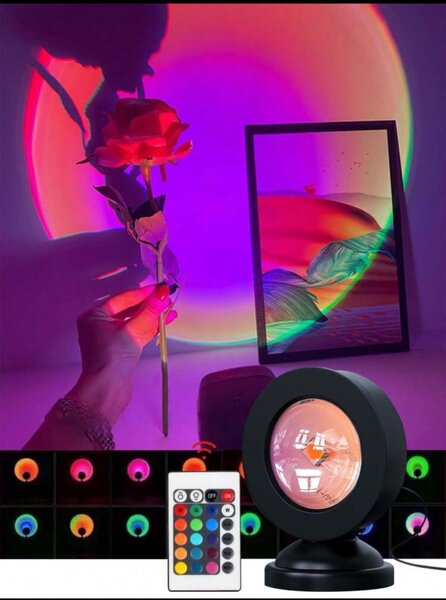 Lampe de Projection Arc-en-Ciel