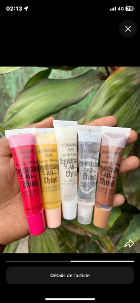 Brillant à Lèvres Transparent