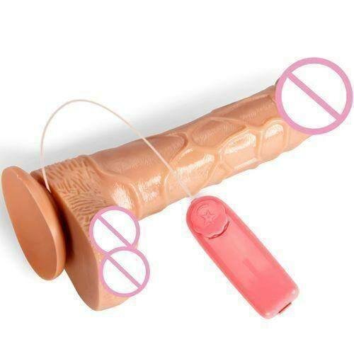 Vibromasseur réaliste avec ventouse