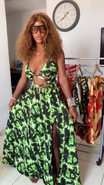 Robe longue dos nu chic