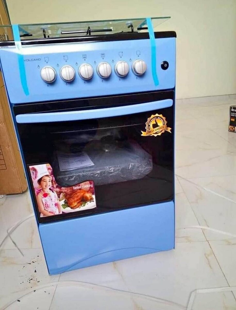 Volcano 50x50 4 Burner Gas Cooker with Oven&Grill