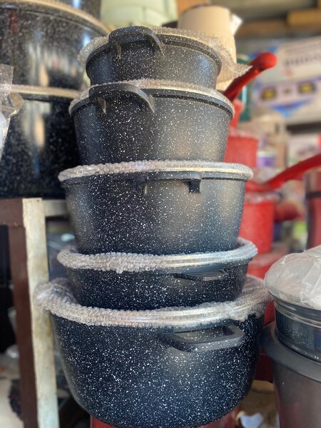 Granite coating cookware set
