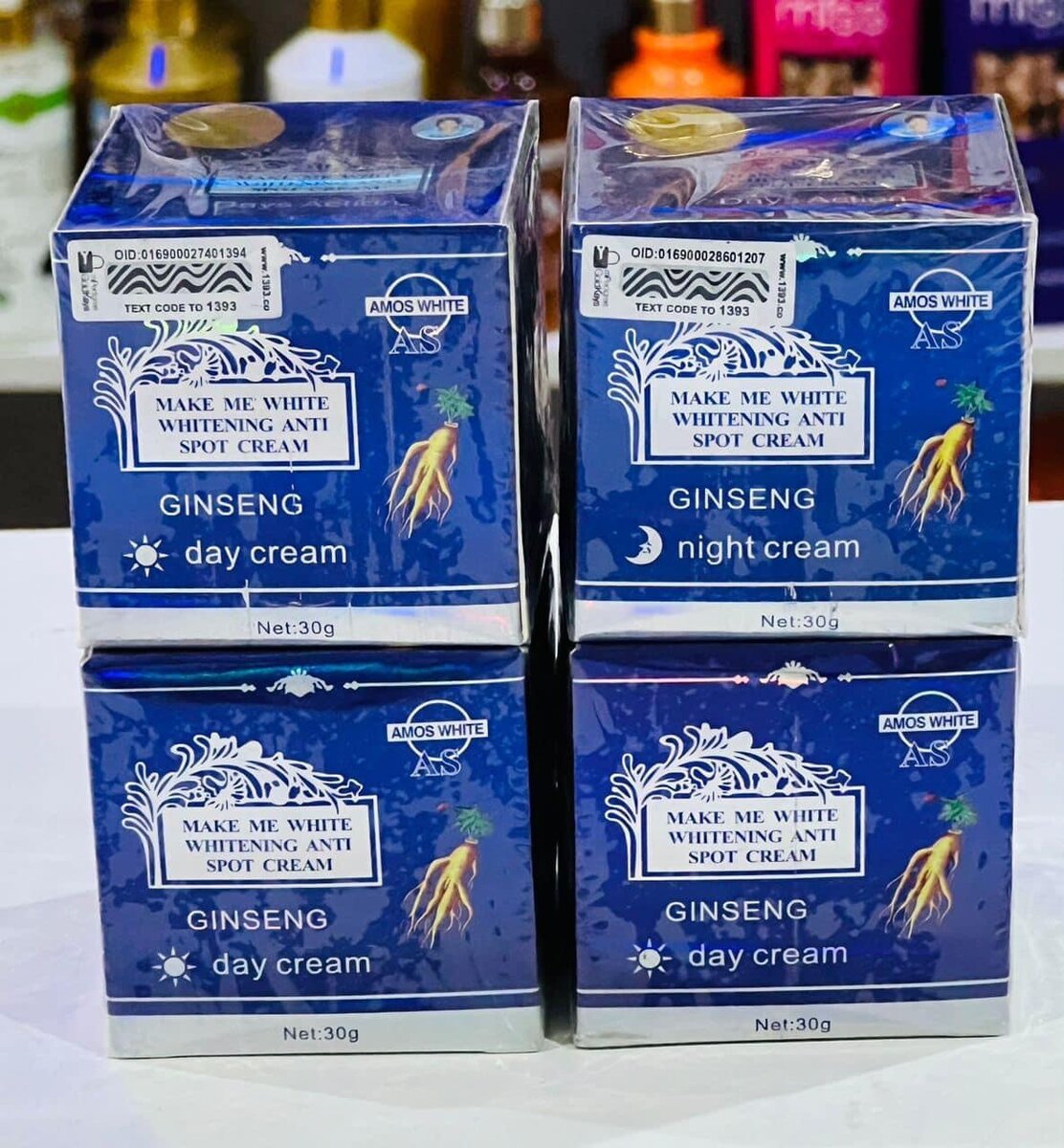 Amos white face cream