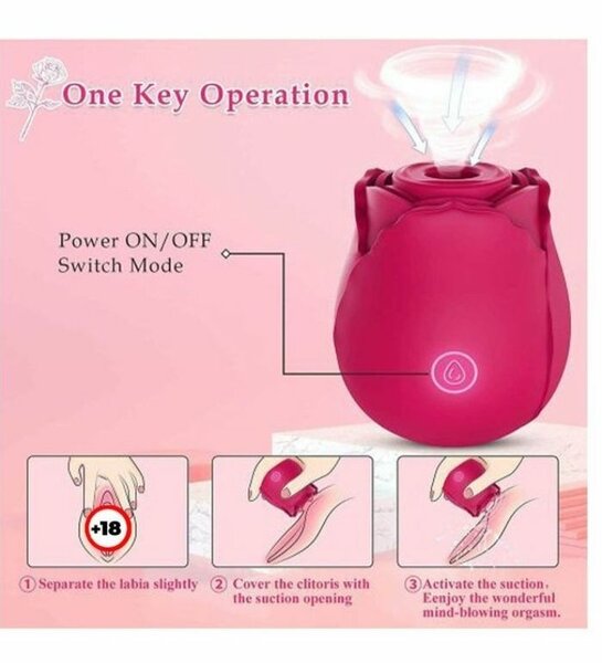 LZDUATAN USB Rose Vibrator Vag